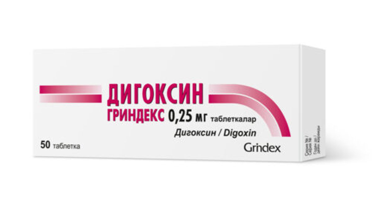 Дигоксин фармакологическая группа