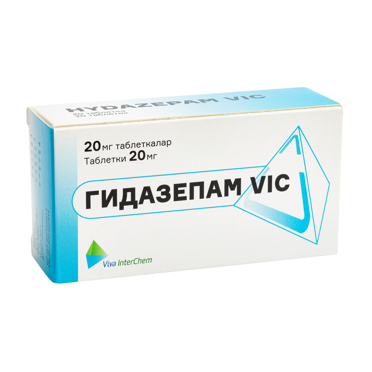 Гидазепам VIC 20мг №20 табл - Купить в Парацельс.